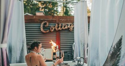 Forest Cottage | Hot Tub, Outdoor Baths & Alpacas