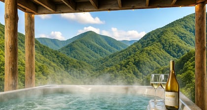 Scenic Family Getaway, Hot Tub, Theatre, Game Room, Pet Friendly & Elopements OK