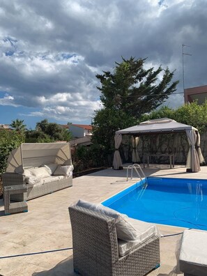 Outdoor pool - The Blue Pearl of White Fountains. (Fontane Bianche)