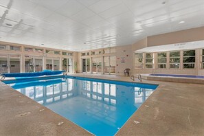 Indoor pool, outdoor pool