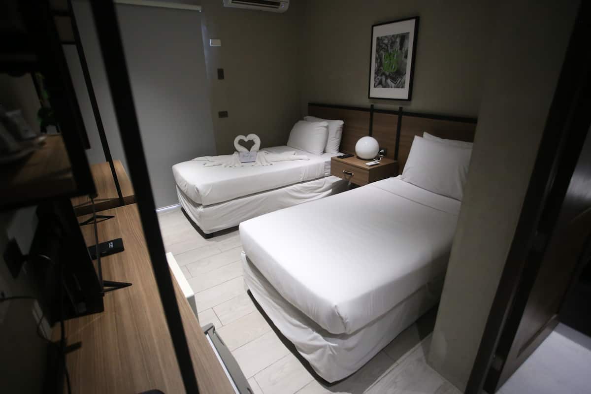 1 habitación y ropa de cama hipoalergénica