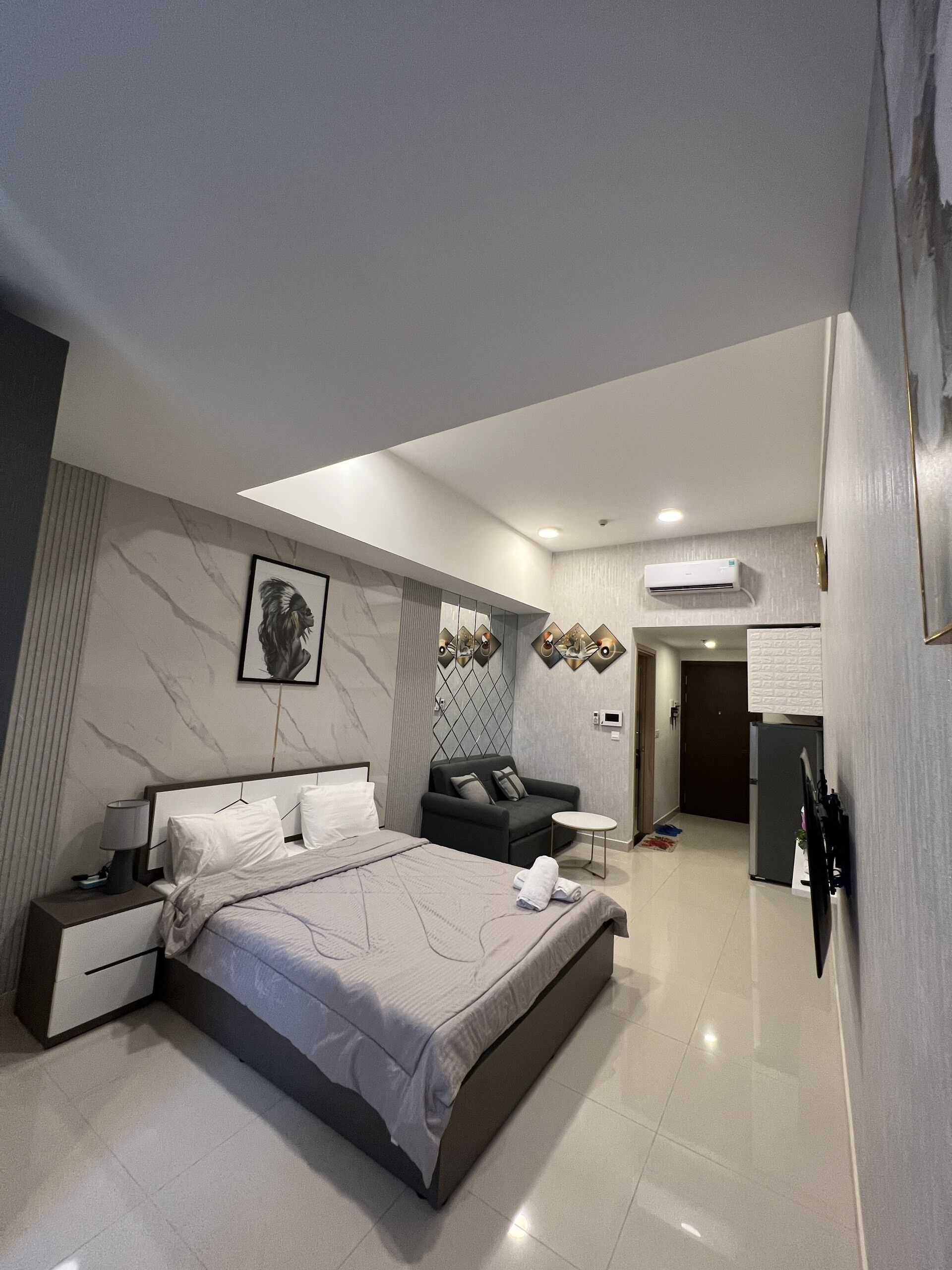 1 soveværelse, strygejern/strygebræt, gratis Wi-Fi, sengetøj