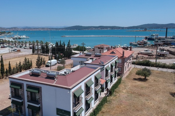 Façana frontal de l'allotjament