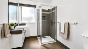 Bathtub, hair dryer, soap