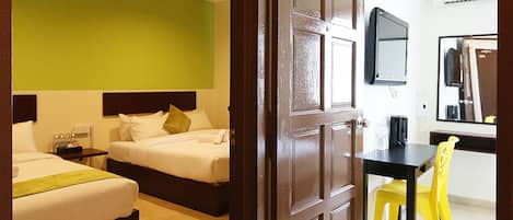 Standard Room, 2 Bedrooms | Desk, free WiFi, bed sheets