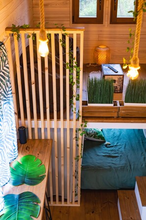 1 bedroom, free WiFi, bed sheets - La tiny house exiguë (Saint-Blimont)