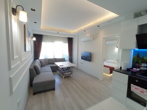 40-inch LCD TV with satellite channels, TV