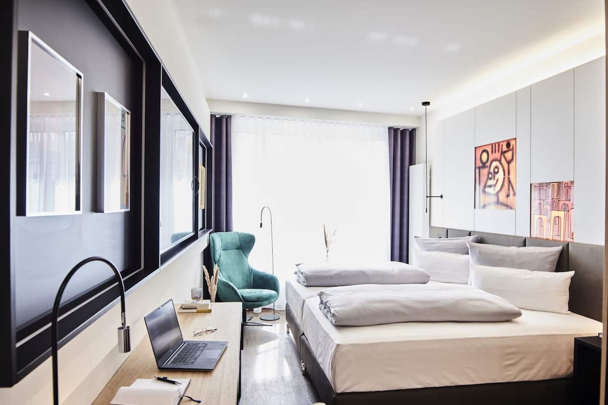 Deluxe Double Room | Premium bedding, free minibar, in-room safe, individually decorated