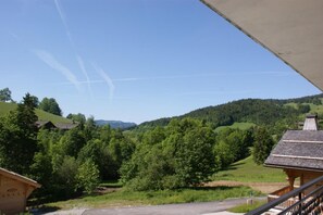 Property grounds - 1st floor, balcony, parking, ski locker, 26m², Le Grand Bornand (Le Grand-Bornand)