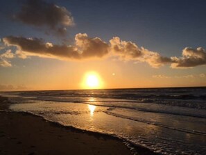 Beach nearby, sun-loungers