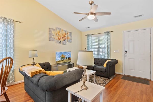 A cozy area to gather around.