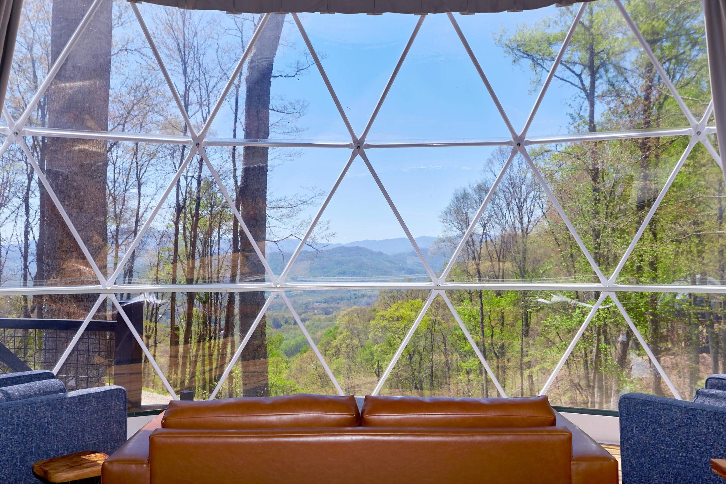Cabaña Deluxe (Sleeps 6 + Mountain & Forest View) | Zona de estar