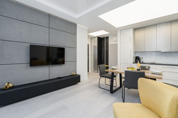 Lejlighed - 1 soveværelse - balkon | Stue