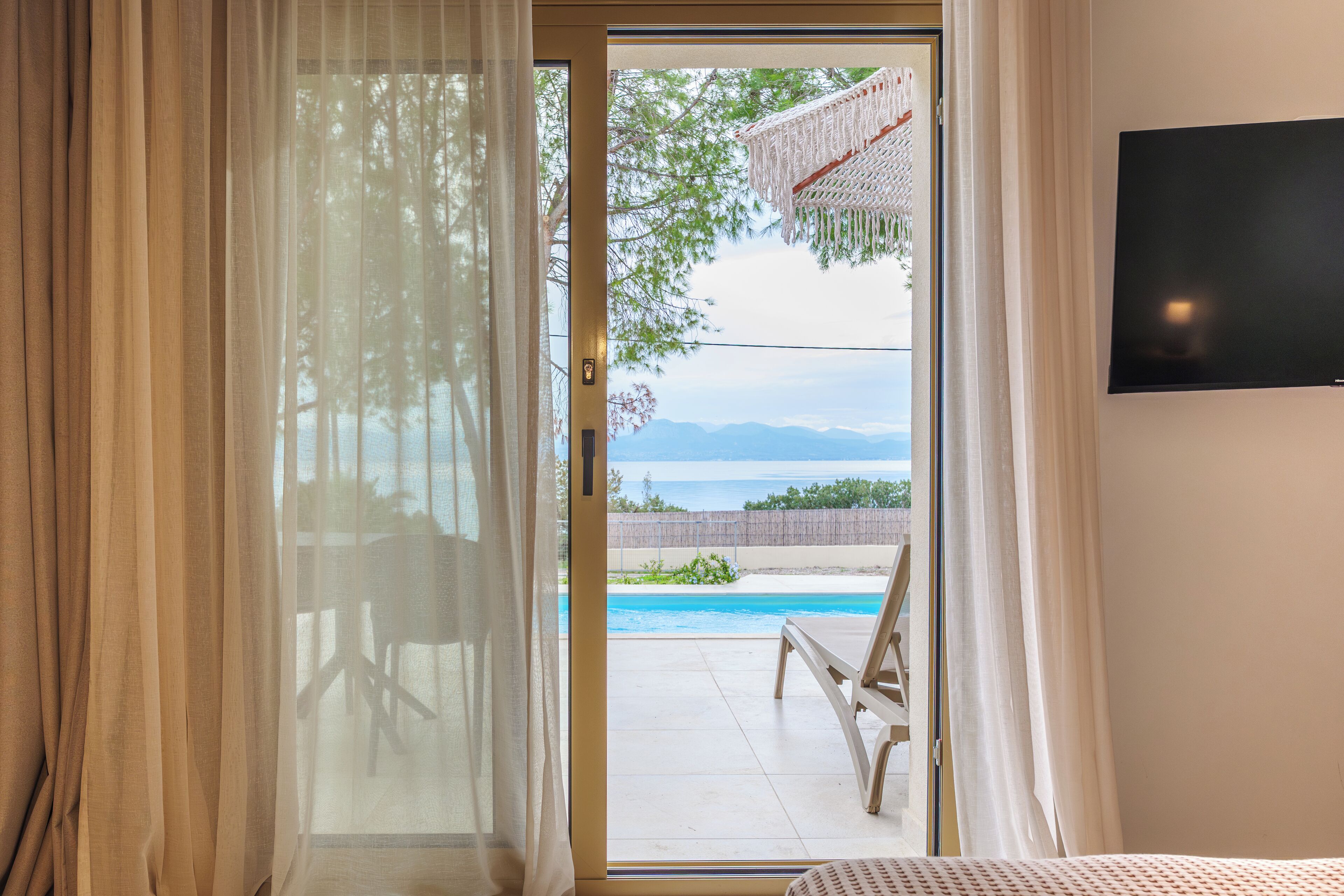 Superior Double or Twin Room, Private Pool, Sea View | View from room