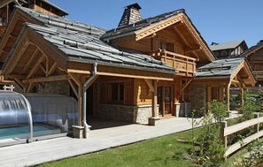 Exterior - Chalet, wifi, 50m from resort center, swimming pool, sauna, terrace, fireplace or stove, parking (Les Deux Alpes)