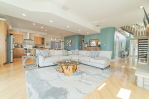 Smart TV, fireplace, printers