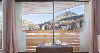 Wifi, 20m from ski slopes, fitness, swimming pool, sauna, tv, ski locker, 20m², Isola 2000