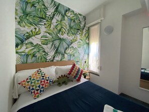 Basic-lejlighed | 1 soveværelse, egyptiske bomuldslagner, premium-sengetøj, dundyner