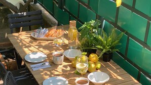 Leilighet, 1 soverom, kjøkken | Terrasse/patio