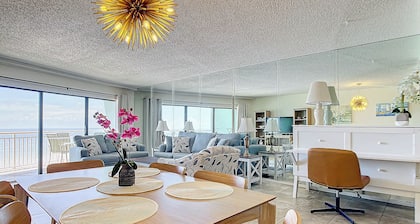 Chateaux #303, Direct Beachfront Indian Shores Condo w/ Heated Pool & Balcony.