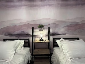 3 habitaciones, escritorio, wifi y ropa de cama