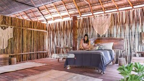 1 bedroom, desk, WiFi, bed sheets - Mayan Jungle getaway | Cobá, 1 Bedroom (Cobá, Quintana Roo)