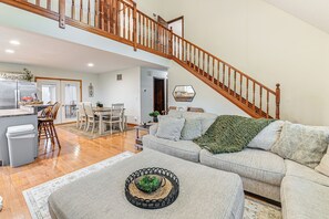 TV, fireplace, table football, ping pong - Williamstown Gem w/ Private Pool & Hot Tub! (Williamstown)