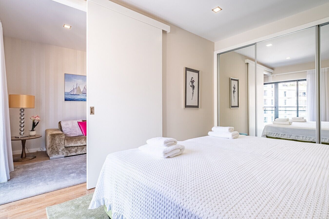 1 Schlafzimmer, Bügeleisen/Bügelbrett, Reisekinderbett, kostenloses WLAN