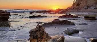 Tropical Beach Paradise w/ Spa ● Steps to Ocean Bluff and Sand ● Pet Friendly