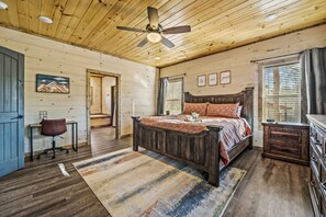 4 chambres, bureau, fer et planche à repasser, accès au Wi-Fi (inclus)