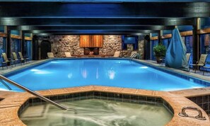 Indoor pool, outdoor pool