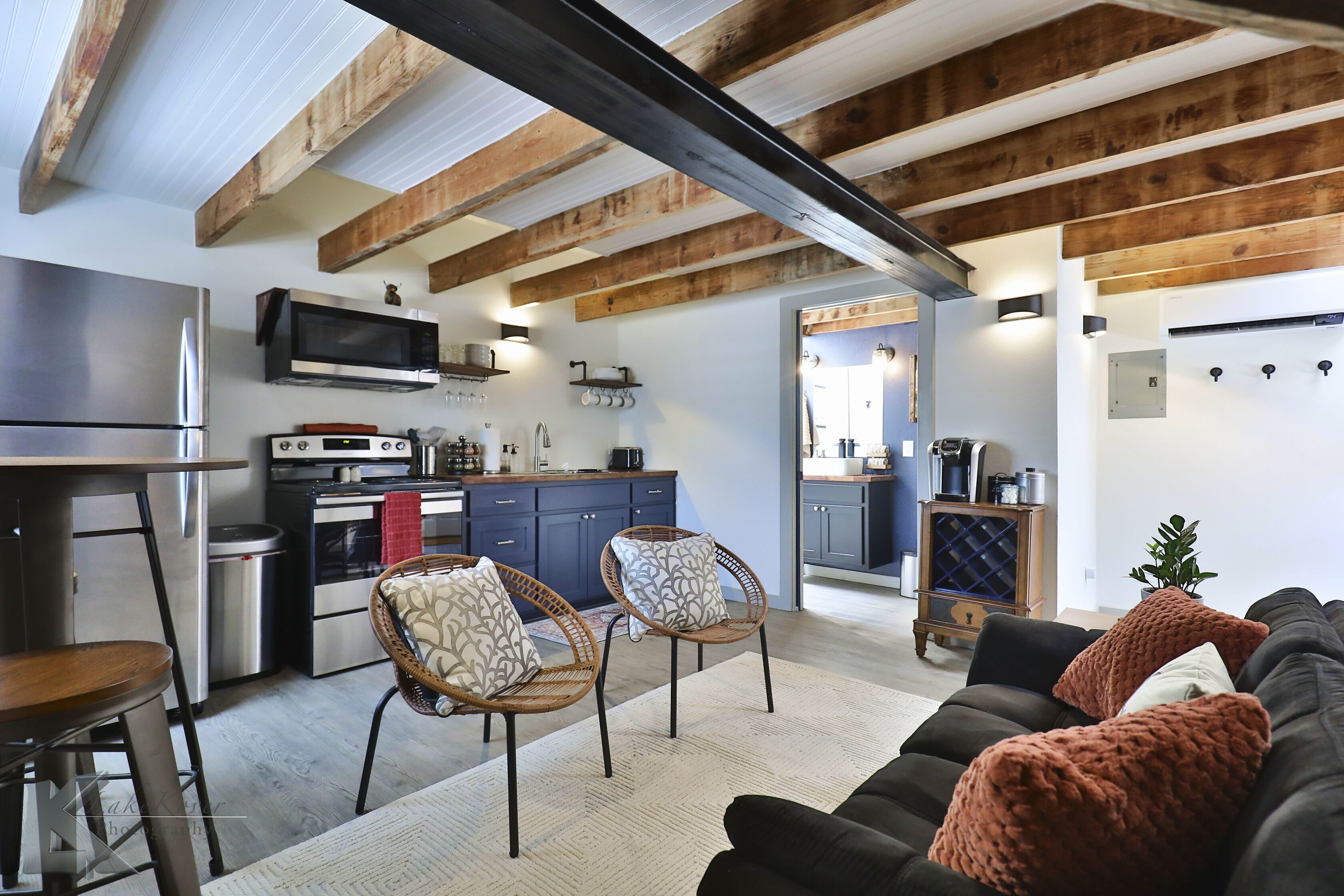 TV connectée, cheminée