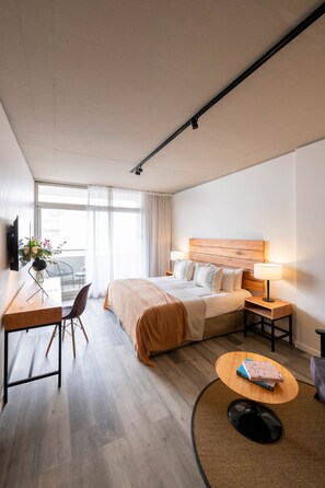 Design appartement | Uitzicht vanuit de kamer