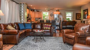 Fireplace, DVD player