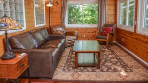 Fireplace, DVD player