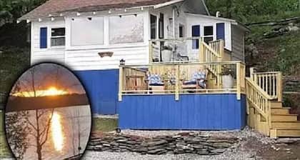 Lake Willoughby Views and access. Boat Dock and Beach Wood fired hot tub