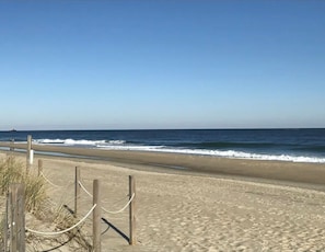 Vlak bij het strand