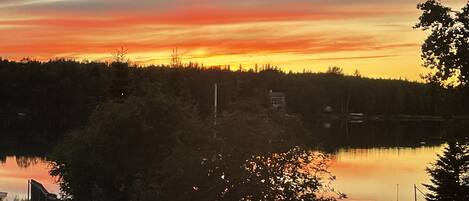 Blick von der Unterkunft