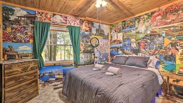 4 bedrooms, internet, bed sheets