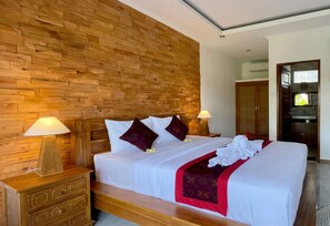 Deluxe-huone | Työpöytä, ilmainen Wi-Fi, vuodevaatteet