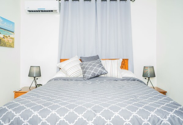 2 bedrooms, memory foam beds, individually decorated