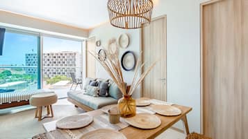 TV, ping pong, books