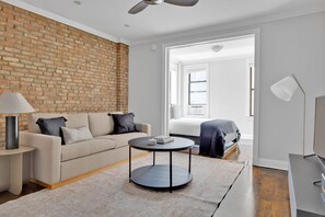 2 bedrooms, iron/ironing board, WiFi, bed sheets - Hip West Village 1BR w/ W/D, near 1 train, by Blueground (Downtown)