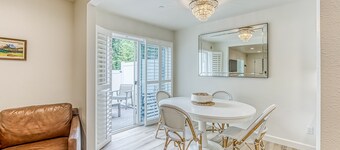 Two-story condo in gated community with patio, pool, hot tub - walk to Bass Lake