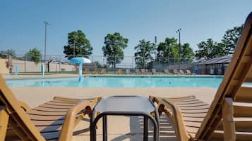 Indoor pool, seasonal outdoor pool