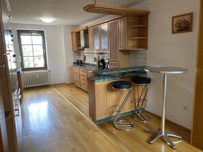 Fridge, microwave, oven, stovetop - With a view of the mountains, cool central location, very easily accessible national parks (Poprad)