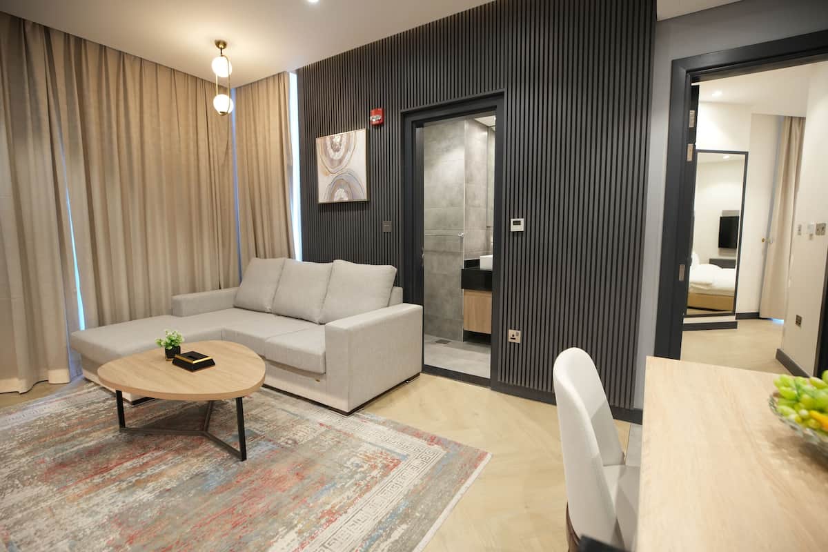Appartement Exécutif | 2 chambres, coffres-forts dans les chambres, bureau