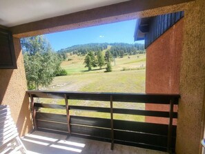 Property grounds - 20m from ski slopes, 2nd floor, view ski slopes, balcony, parking, tv, ski locker, 50m², Montgenèvre (Montgenèvre)