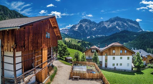 Apartment Ciasa Raut App Valüz with Mountain View, Garden & Wi-Fi