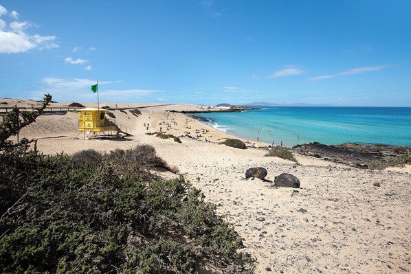 Una spiaggia nelle vicinanze
